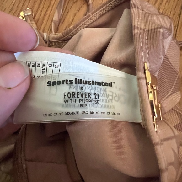 ❤️ 3/$10 Forever 21+ Sports Illustrated bikini bottom plus size womens 2X - Picture 3 of 6